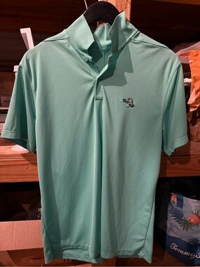 Nike Light Mint Green Short-Sleeve Performance Polo